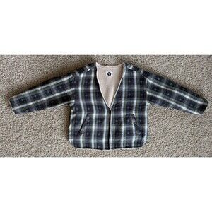 BSBEE Calamigos Jacket Women's Small 100% Cotton Sherpa Lined Handmade in Italy